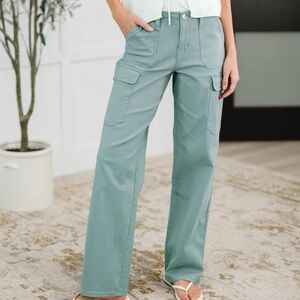 NWT YMI Sage High-Rise Cargo Pants